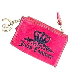 Juicy Coture zippy keychain wristlet
